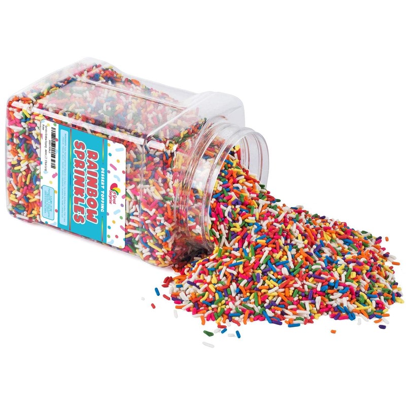 A Great Surprise Rainbow Sprinkles - 2.2 Pounds - Bulk