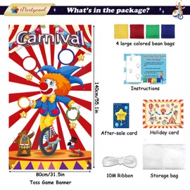 Carnival Games, Carnival Bean Bag Toss Games, Carnival Decorations, Carnival Theme Party Decorations, Carnival Games for Kids Party, Circus Party Favors Outdoor Games, Circus Backdrop Decorations