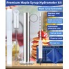 CIMALAB Maple Syrup Hydrometer Test Cup Kit, Hydrometer for Maple