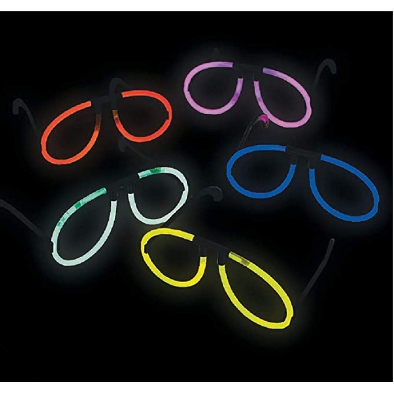 Glow Sticks Glow in the Dark Eye Glasses - 2