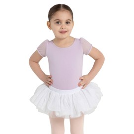 Capezio Women's 11310c Glitter Tutu, White, M, White