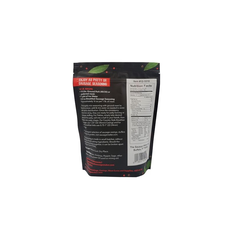 The Sausage Maker - Breakfast Sausage Seasoning, 1 lb. 8