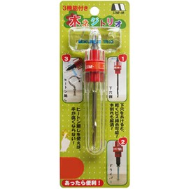 Star-M Wood Screw Trio, Size S, 35-S, Regular Steel, Screwdriver (+) No.1