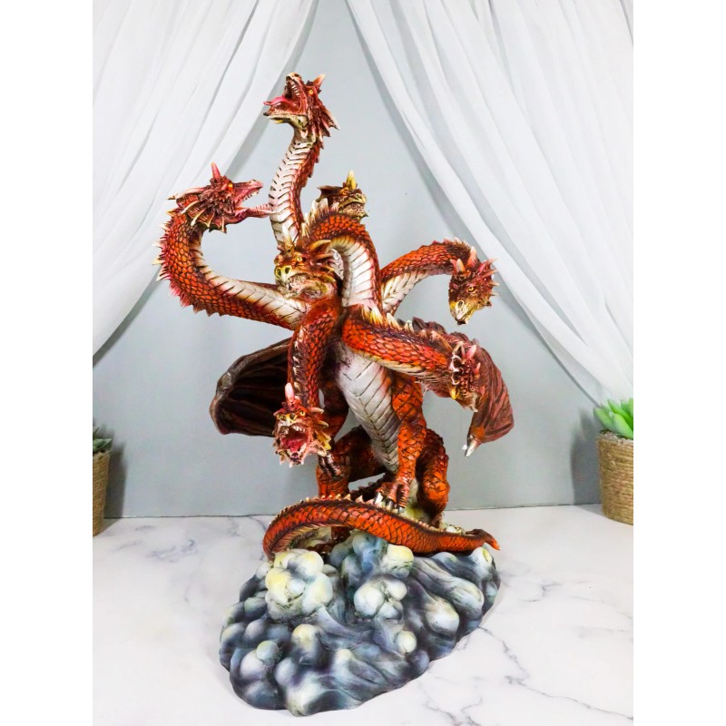Quest Of Perseus Red 7 Headed Volcano Hyperion Hydra Dragon