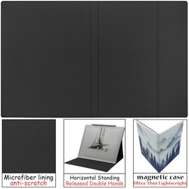 UMUBUHOMS Magnetic Case for Onyx Boox Tablet Go 10.3 ePaper E Ink - Ultrathin Lightweight PU Leather Smart Folding Stand Cover with Auto Sleep/Wake (Forest Mountains)