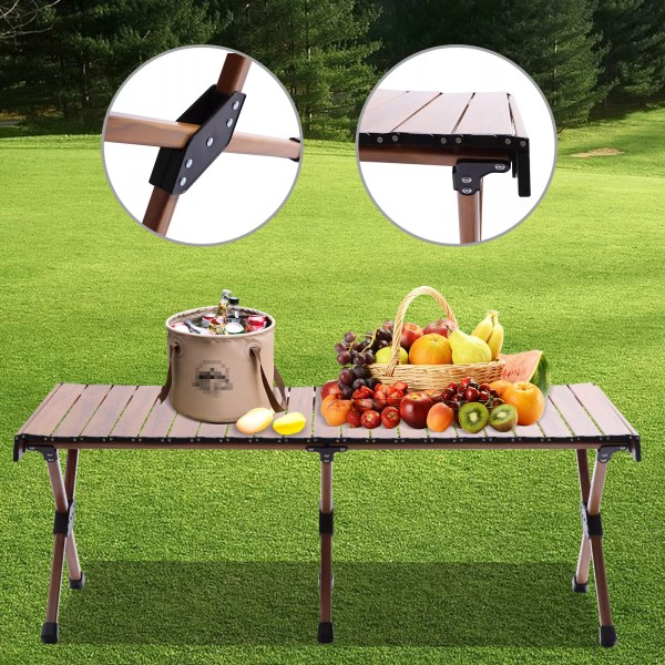 Portable Camping Table Picnic Folding Table w/Storage Bag Lightweight Outdoor
