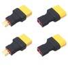LINSYRC 2 Pairs XT90 to T-Plug Connector RC Male Female