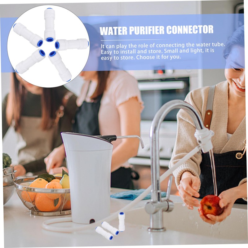 Tofficu 5Pcs Check Valve for Water Purifiers Quick Connect One