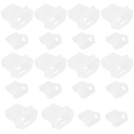 ECSiNG 10Pcs White Rear Seat Cushion Fixing Grommet Clip 72693-12080 Compatible with Toyota Seat Cushion Replacement Clips