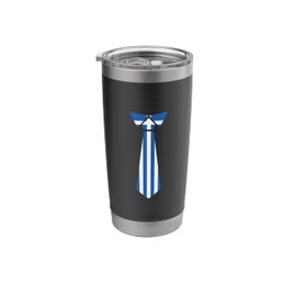 Tie Happy Greek Easter Holiday Greece Flag Greek Easter Stainless Steel Insulated Tumbler