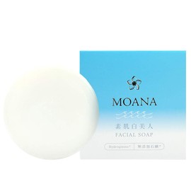 MOANA Skin White Beauty Facial Soap, 2.8 oz (80 g), Additive-free, Beauty Facial Soap, Moana, Moana, Natural (Hydroquinone and 17 Other Beauty Ingredients) Soft Rich Foam (Recommended for Body)