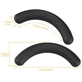 Zhehao Eyelash Curler Refill Eyelash Curler Pad Silicone Rubber Curler Replacement Refill Pad for Universal Lash Curler with Clear Storage Box