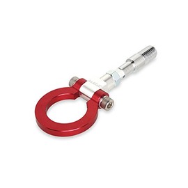 SR1 Performance C7 & C8 Corvette Premium Tow Hook for 2014-2025 Corvettes - High Strength Stainless Steel for Racing/Towing/Trailering (Rear, Red)