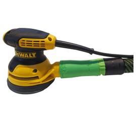Vacuum Adapter for Dewalt Sanders to Festool hose - Superior Dust Collection - Galactic Gadgets (Festool 27mm - Neon Green)