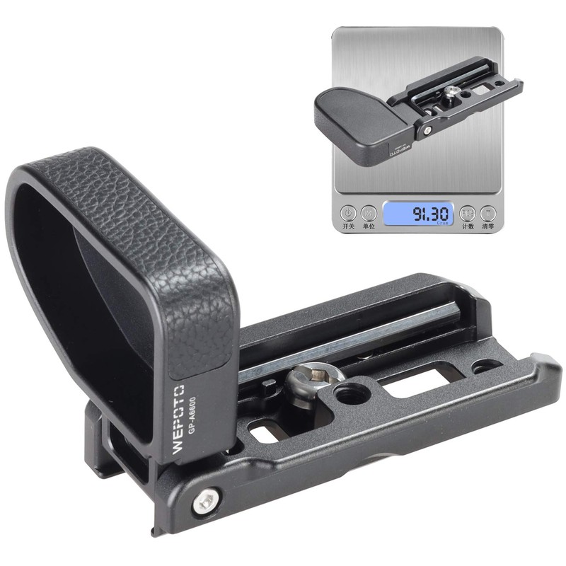 WEPOTO A6600 Hand Grip Quick Release Plate L Bracket QR