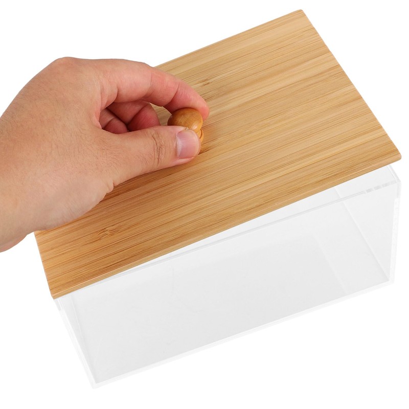 Ciieeo Acrylic Dryer Sheet Holder Clear Dryer Sheet Dispenser Container