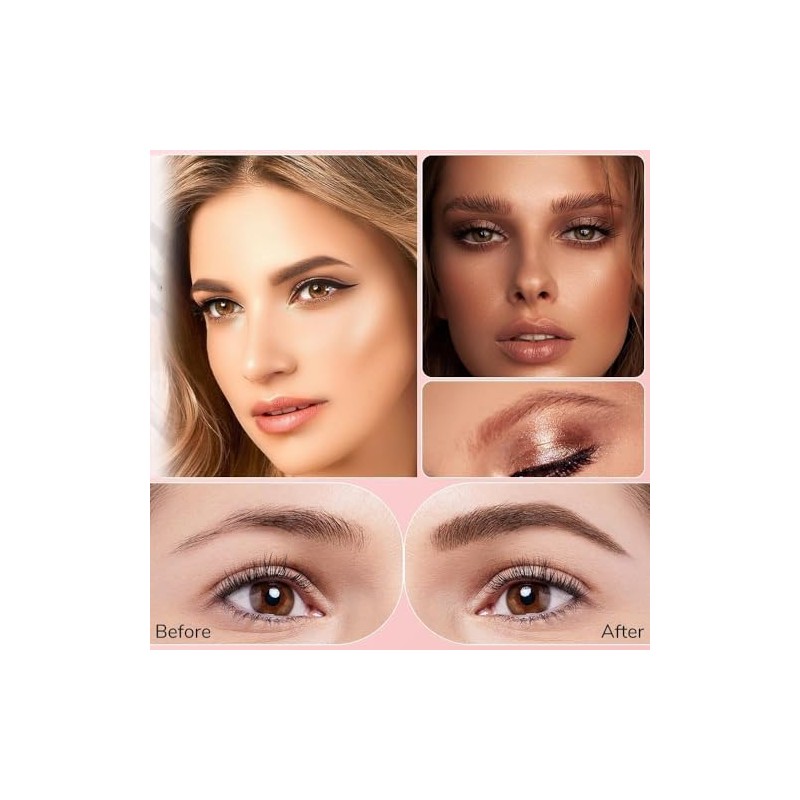 Lápiz de Cejas Resistente al Agua, Cejas Mágico de Larga