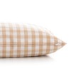 GAMUSI Set of 2 Checked Gingham Cushion Covers 45 x