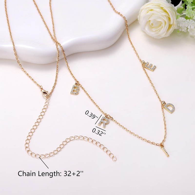 Bride Rhinestone Belly Chain - Adjustable Gold Waist Chain with