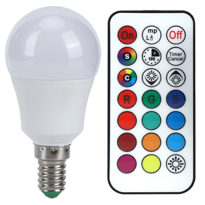 45W LED RGB Bulb Light Colorful Changeable Remote Control Lamp