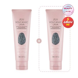 The Face Shop [1+1] Cleansing Jeju Volcanic Soil Anti-Dust Pore Cleansing Foam 140ml / 더페이스샵 [1+1] 클렌징 제주 화산토 안티더스트 모공 클렌징 폼 140ml