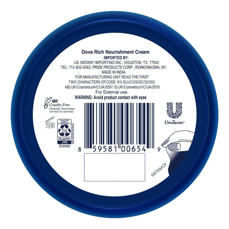 Crema Corporal Body Love Rich Nourishment 150ml Dove