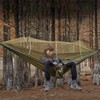 Camping Hammock with Net 210T Nylon Taffeta Automatic Quick Opening