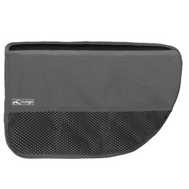 Kurgo Autotürschoner für Hunde, Schützt Autotüren vor Hundekrallen und Schmutz, Mit Taschen, Einstellbare Größe, Grau, 1 Stück (1er Pack)