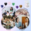 Natural Stone Heart Pocket Hug Token, 36Pcs Heart Shape Gemstone,
