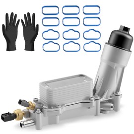GAOBEN GAOBEN 926-876 926-959 Upgraded Aluminum Engine Oil Filter Housing with Oil Cooler For 2011-2016 Chrysler 200 300 Dodge Charger Challenger Journey Caravan Durango Avenger, Wrangler, Ram ProMaster 3.6L