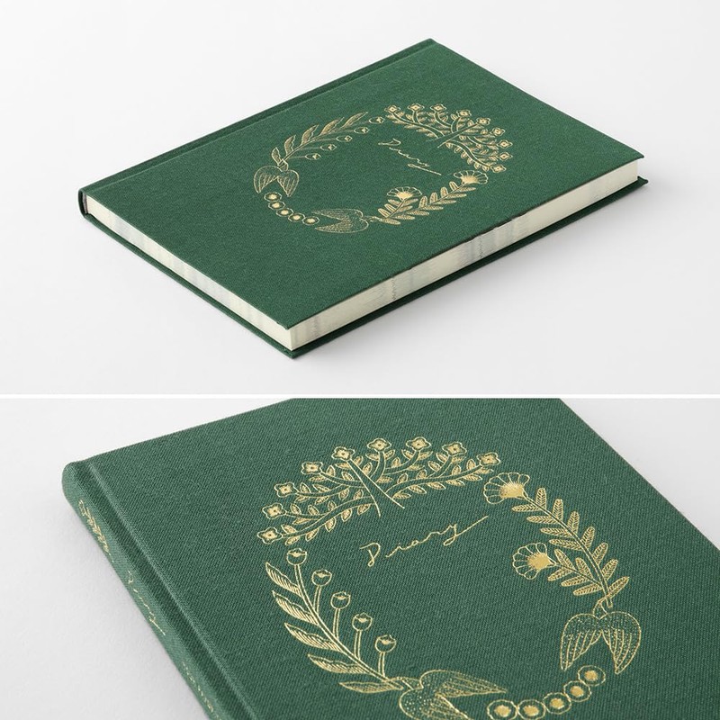 Midori 12704006 Diary Soft Flower and Tri Pattern