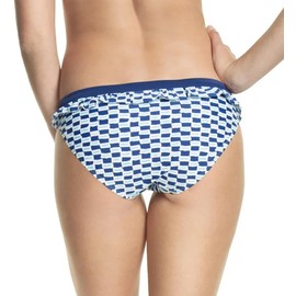 Cleo by Panache Womens Lucille Frill Bikini Brief size 8 in Blues