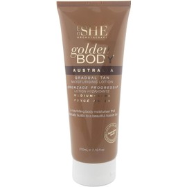 Om SHE Aromaterapia Cuerpo Dorado Bronceado gradual - Medio a Oscuro