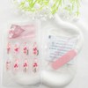 Press on Nails Medium Almond Fake Nails with Flower Designs