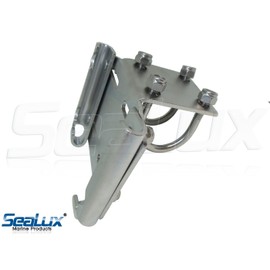 SeaLux Stanchion Rail Horizontal Mount Anchor Bracket/Holder for Rail 1" to 1-1//4" (L)