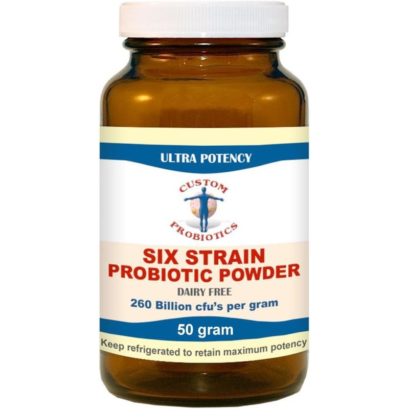 Custom Probiotics Six Strain Probiotic Powder (50 gram)