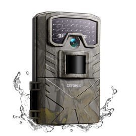 Trail Camera, 36 Megapixels, Full HD, Security Camera, IP66, Waterproof, Dustproof, Infrared LED, Surveillance Camera, Motion Detection, Motion Sensor, Night Compatible, Battery-Operated Auto