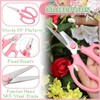Oviovky 2Pcs Garden Scissors, Stainless Steel Pruning Shears with Pointed