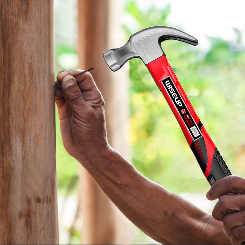 WISEUP Hammer and nails Set 560pcs Wall Nails & Finish