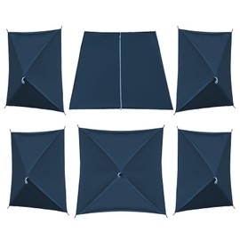 Timber Ridge 6 Pack Wind Panels for Pop Up Gazebo - Outdoor Canopy Privacy Screen with Netting, Weather-Resistant Barrier Against Wind, Rain & Sun, Ideal for Backyard, Patio, Tailgating & Picnics