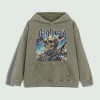 Bighead Astronaut Skull Graphic Hoodie 100% Cotton US Warehouse 6
