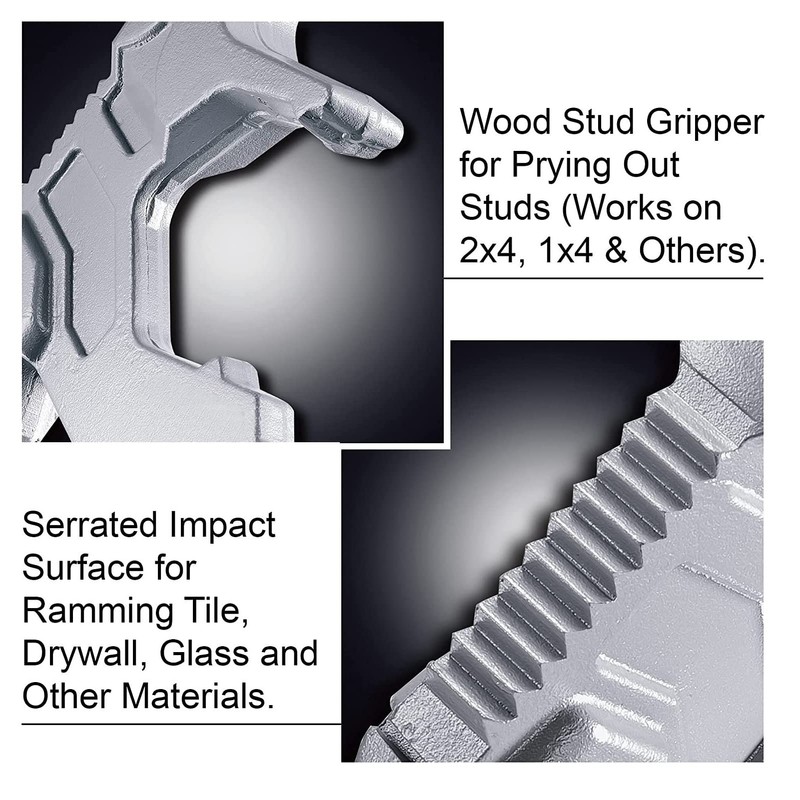 Multi-Function Demolition Tool, Hammer, Nail Puller and Crushing Bar Made