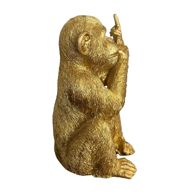 RP Medium Resin Rude Monkey Ornament 19cm Statue Sculpture Figurine