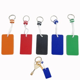 5 Stück Schlüsselanhänger Schwimmend für Schlüssel Ovaler schwimmender Schlüsselanhänger schwimmfähig Schlüsselanhänger Eva Material zum Schwimmen Tauchen Angeln Kanufahren Segeln Boot (Farblich-B)