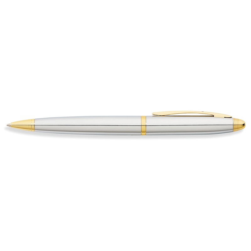 Cross Chrome/Goldplatten FC0012 3FC Lexington Ballpoint Pen with Fixings –