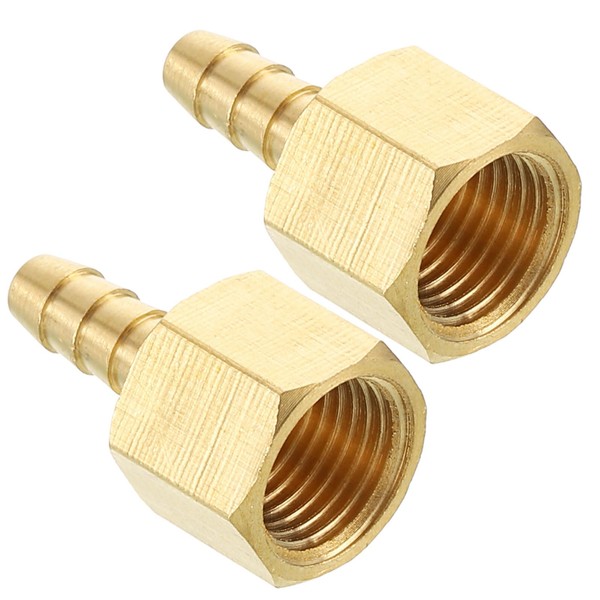 Kozelo Pack of 2 Brass Hose Barb Fittings Adapter Connector