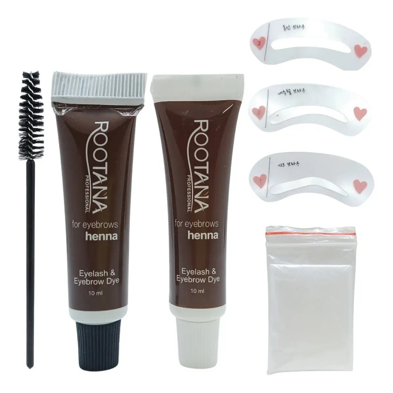 Gel Tinta Henna Tinte Pigmento Cejas Y Pestañas Lashes
