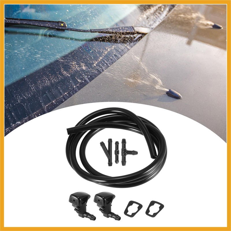 Partuto Front Windshield Wiper Nozzles Kit for Toyota Tacoma with