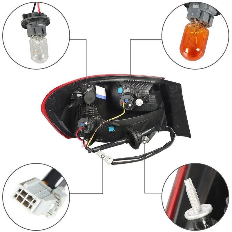 labwork RH Tail Light Replacement for Chevy Malibu 2016 2017