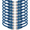 iMBAPrice 1' Cat5e Network Ethernet Patch Cable, 10 Pack, Blue